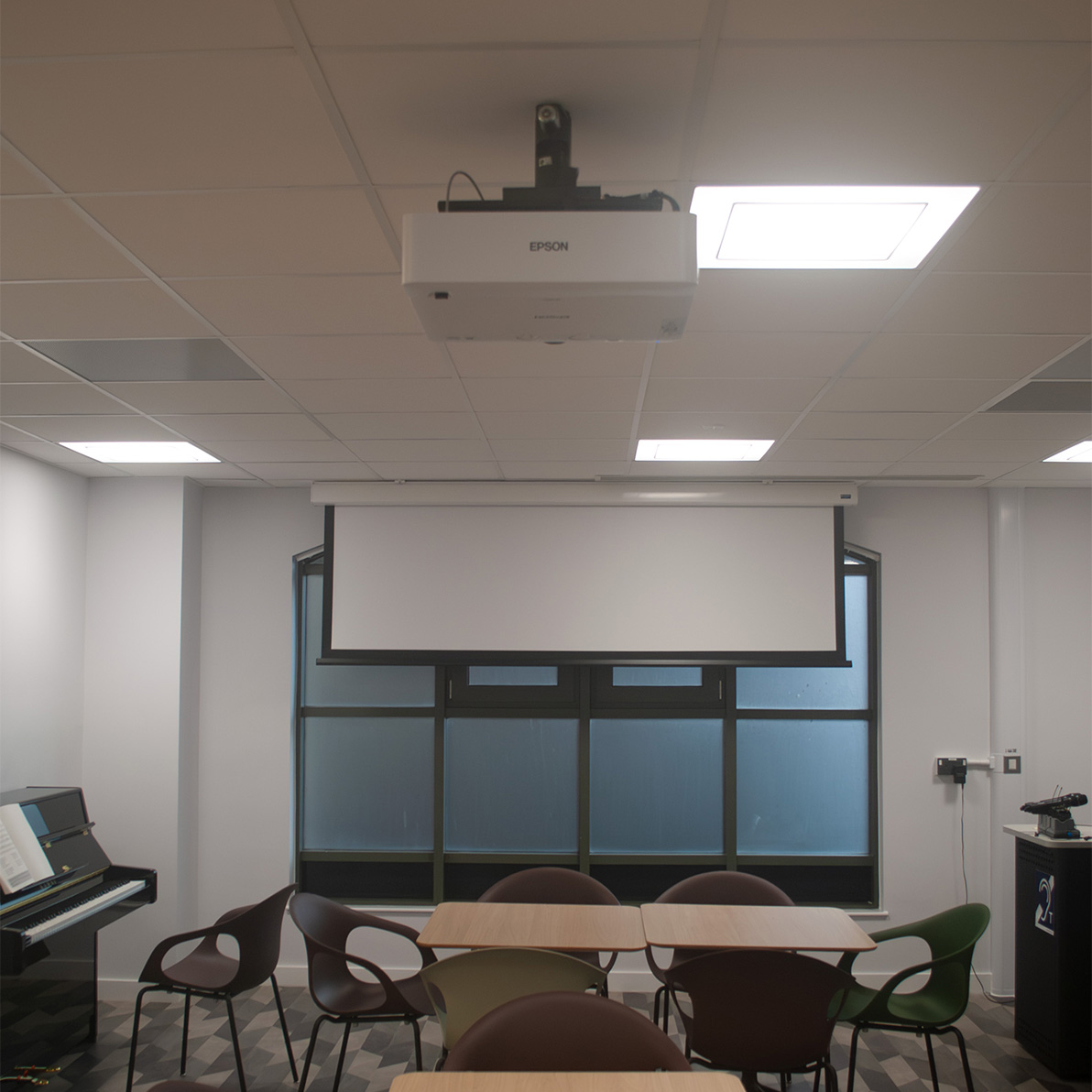 Epson projector in the University of Bristol