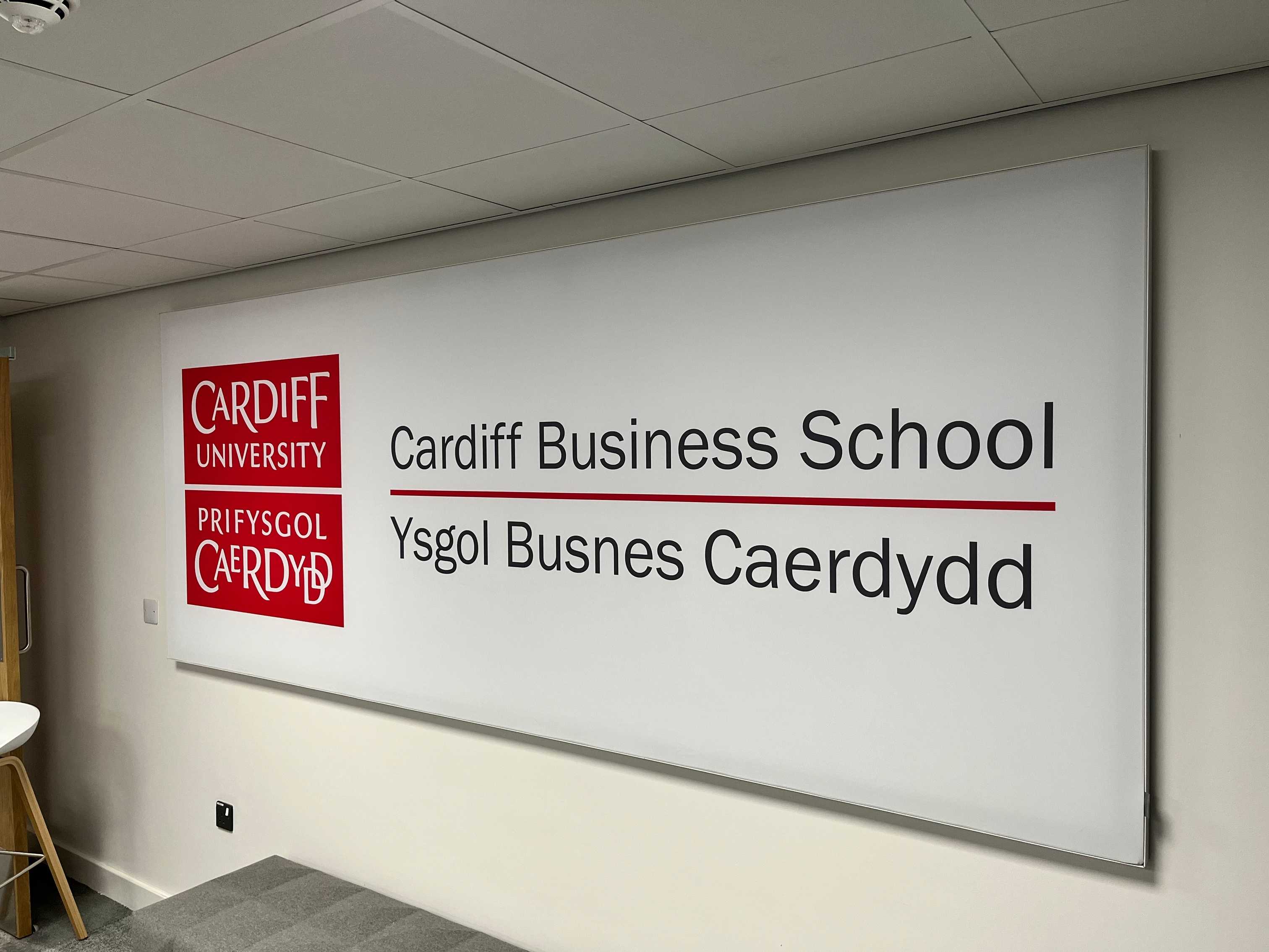 Cardiff Business School acoustic panel