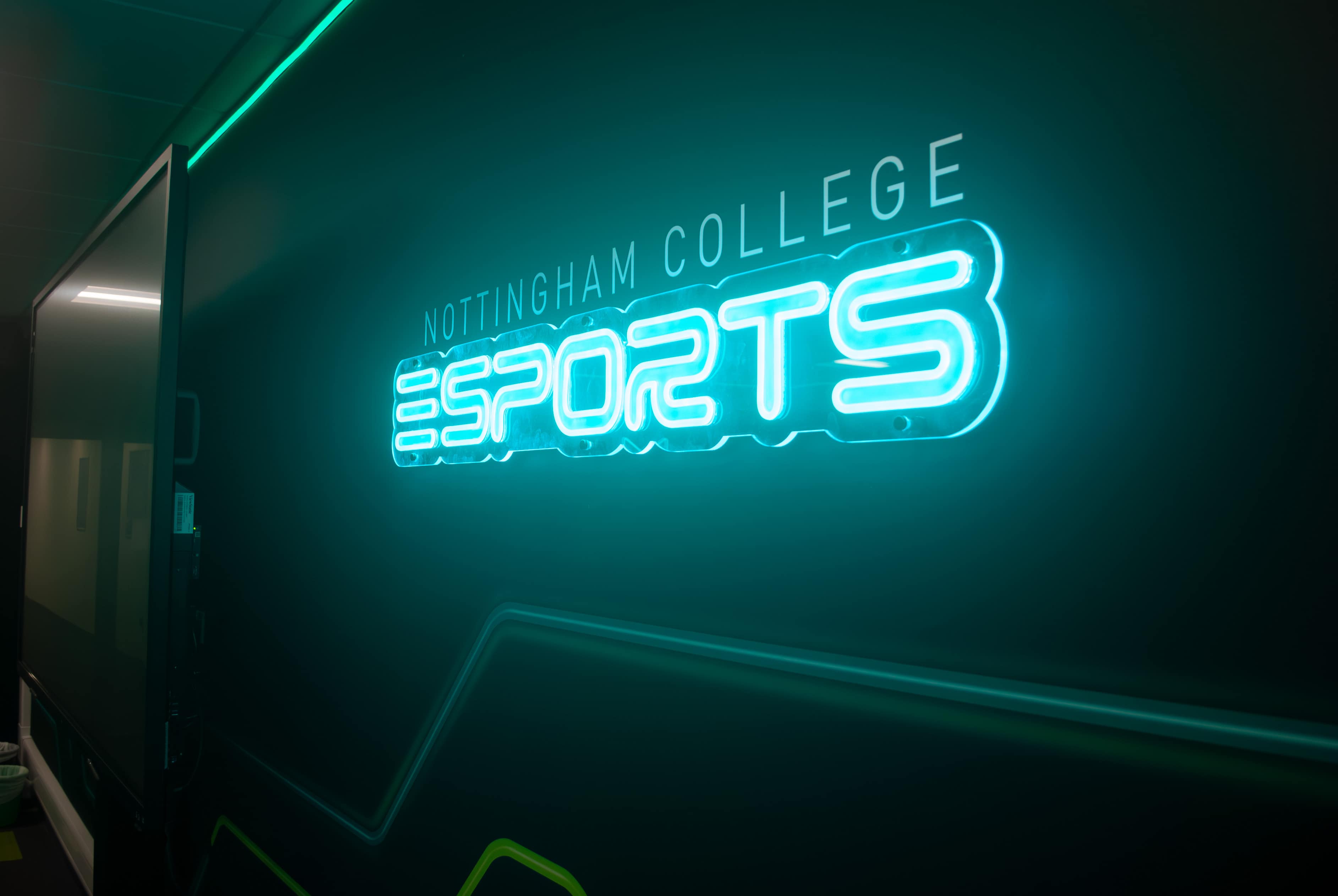 Nottingham College E-Sports suite